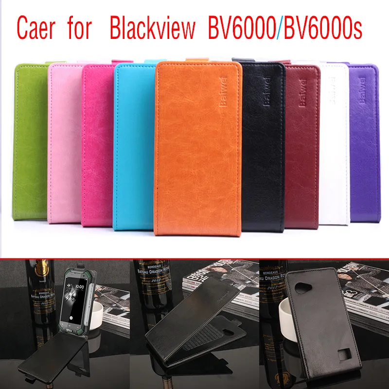 Модный 9 цветов чехол для телефона для Blackview BV6000 BV6000s Флип кожаный чехол Вертикальная задняя крышка Магнитная защитная оболочка