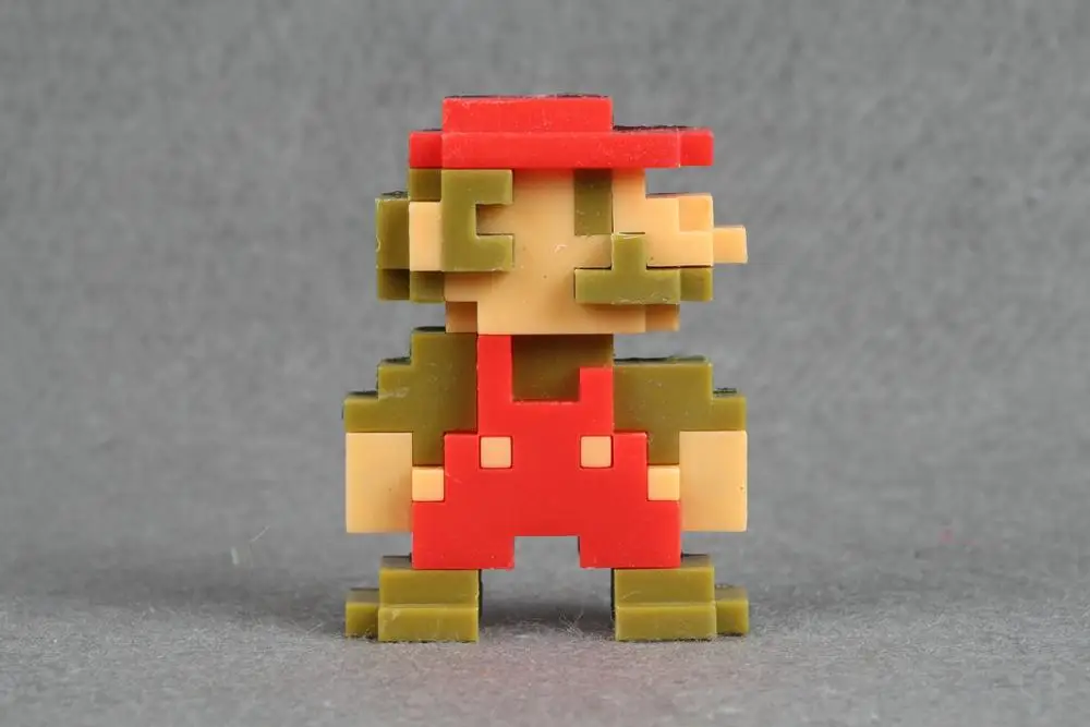 Оригинальные Марио Bros 2," 8 Bit Mario Donkey Kong Luigi фигурка - Цвет: Цвет: желтый