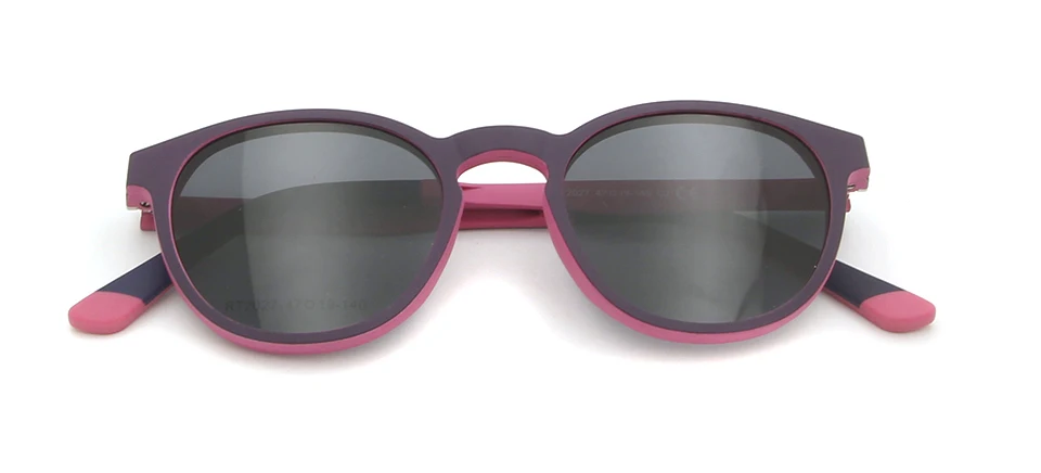 pink frame Оправа очков из ультема для мальчика очки оправа с объектив на зажиме очки Детские поляризованные для девочек мальчиков винтажные круглые детские оттенки - Цвет линз: pink frame