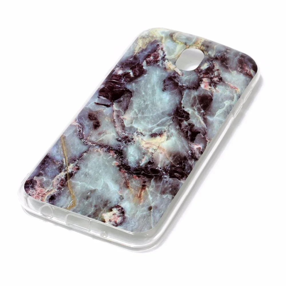 ARYIKUM Telephone Case For Samsung Galaxy J7 2017 Pro EU J730F J730 Soft Silicone Marble BackCover J 7 Coque |