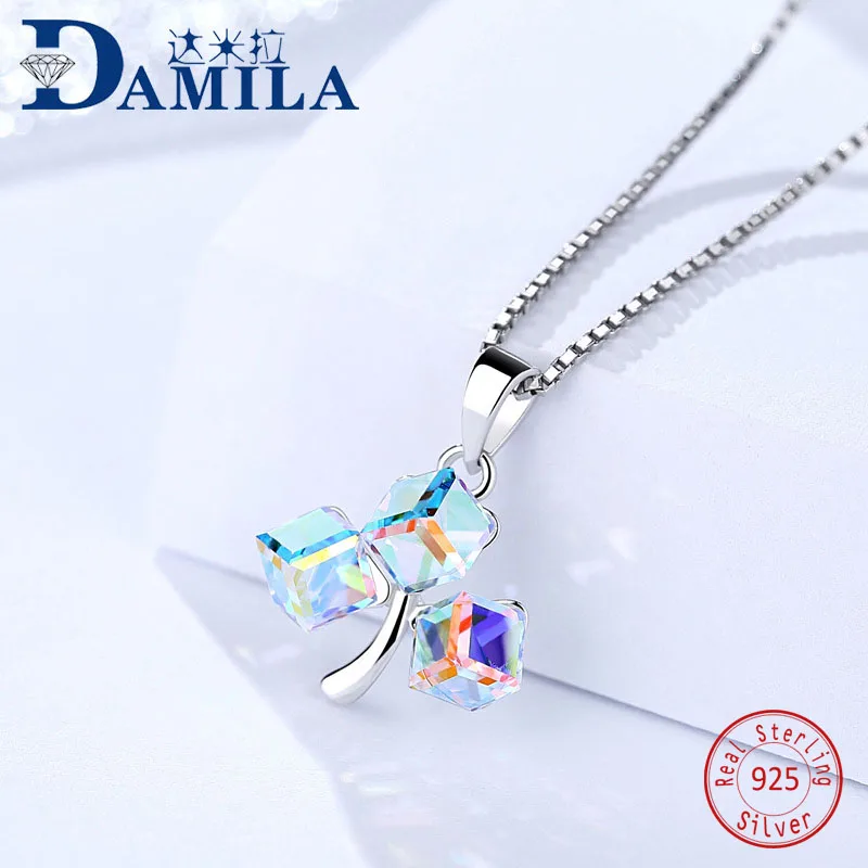 

High quality crystal square pendant for necklace silver 925 Cubic Zirconia stone pendants for women jewelry accessories S925