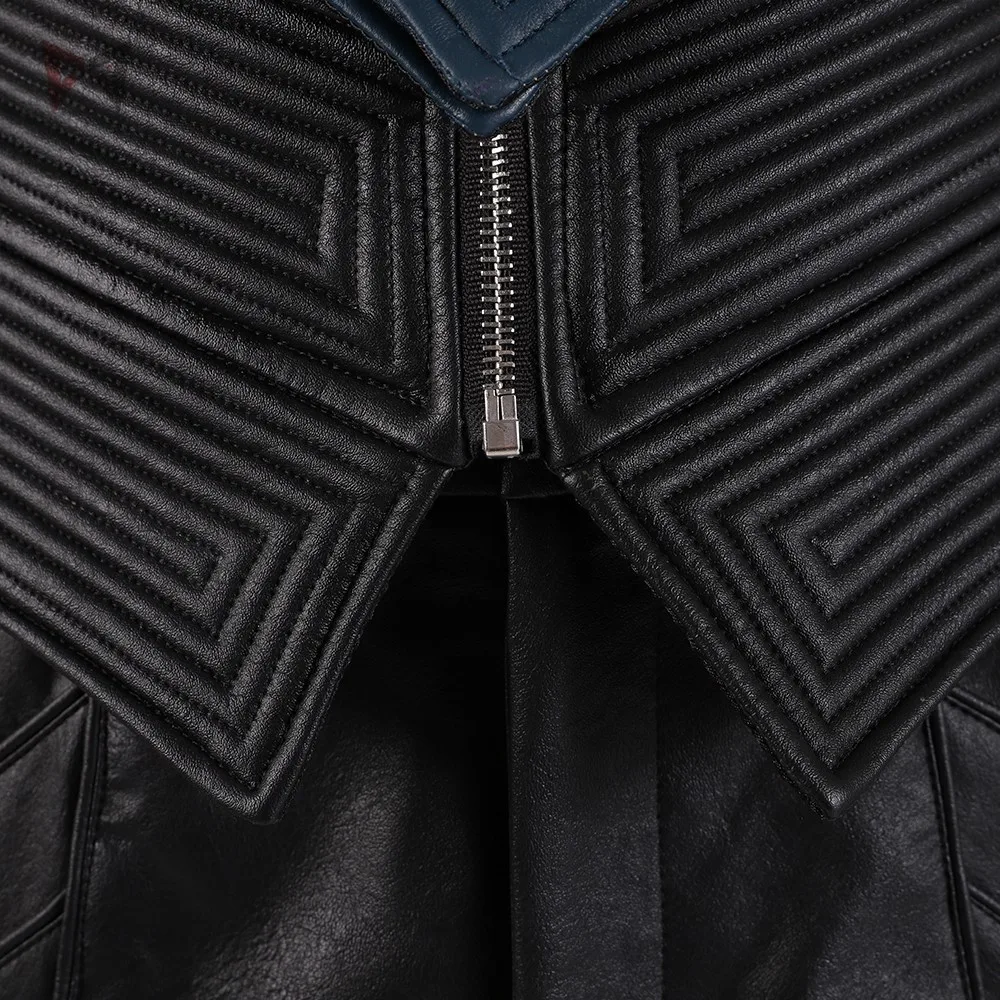 DMC Vergil косплей костюм игры Хэллоуин наряд из искусственной кожи куртка для мужчин Дети Индивидуальный заказ супергероя комплект