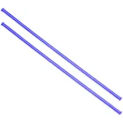Новая популярная линия Uxcell, 2 шт., длина 6 мм, диаметр 250 мм, прямаяСпиральная линия, темно-синяя светильник-голубая твердая акриловая плексигласная круглая штанга, ПММА