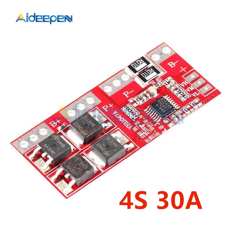 1S 2S 3S 4S 2.5A 5A 6A 8A 10A литий-ионный аккумулятор 18650 защита зарядного устройства 3,7 в 7,2 в PCB BMS для Lipo батареи