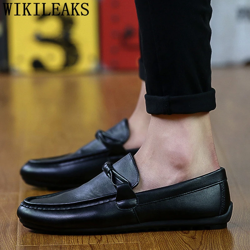 Driving Shoes Casual Leather Men Luxury Brand Designer High Quality Chaussure Homme Tenis Masculino Ayakkabi | Обувь