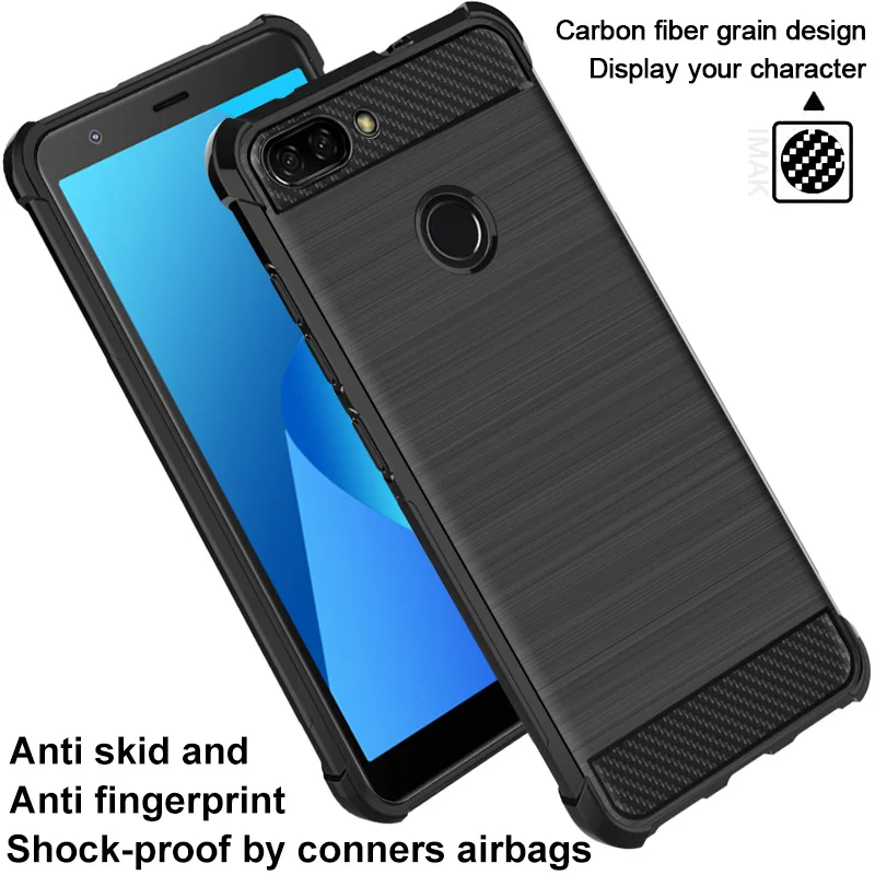 Чехол для Asus Zenfone Max Plus M1 ZB570TL iMAK Vega чехол телефона из волокна чехол-бампер |