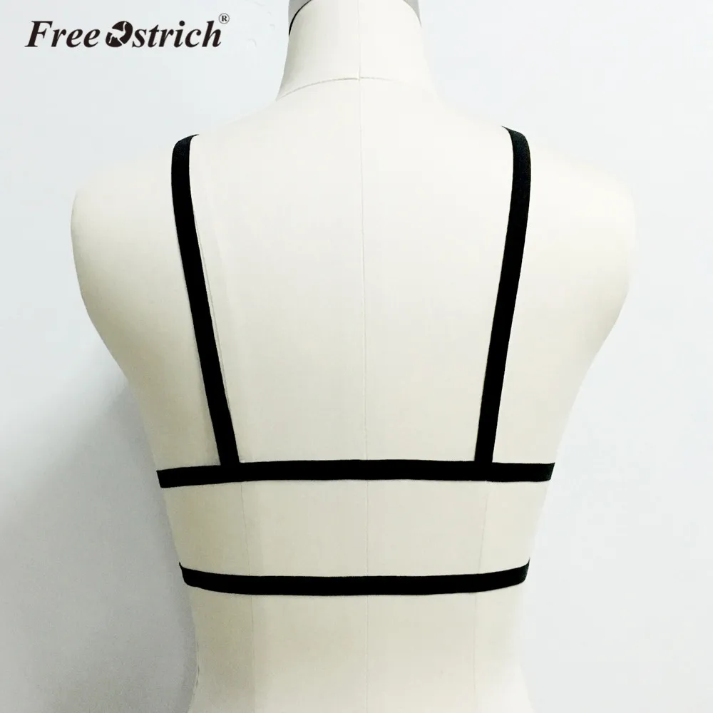 Бесплатный страусиный сексуальный женский топ черный эластичный Полосатый