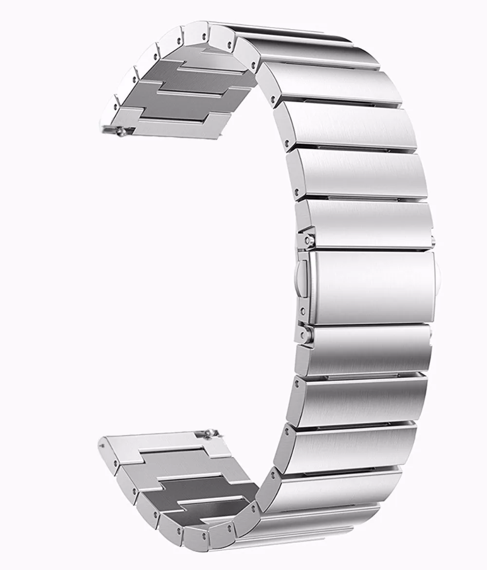20 мм 22 полосы Смарт часы Ссылка браслет для Samsung Gear S2 классический S3 Galaxy 42 46