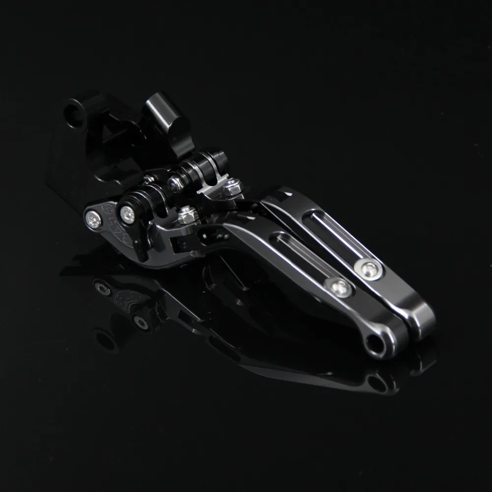 RiderJacky 1 пара титан + черный мотоцикл Откидное Выдвижная сцепные рычаги для Yamaha XMAX
