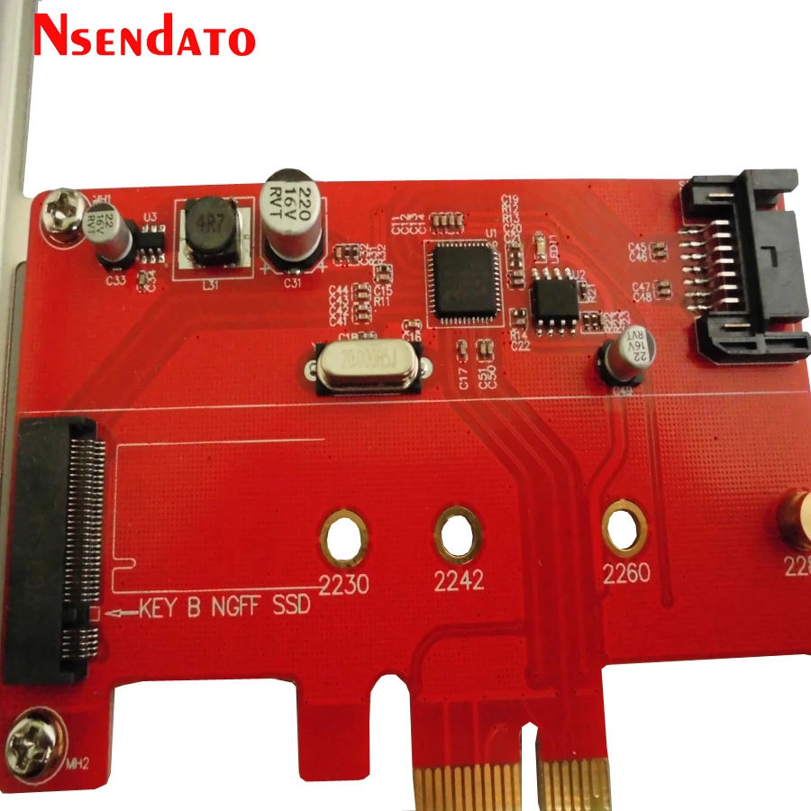 Переходник ASM1061 для SSD-карты PCI-E Express 2 0 в NGFF M.2 B Key SATA III 3 PCI Sata | Компьютеры и офис