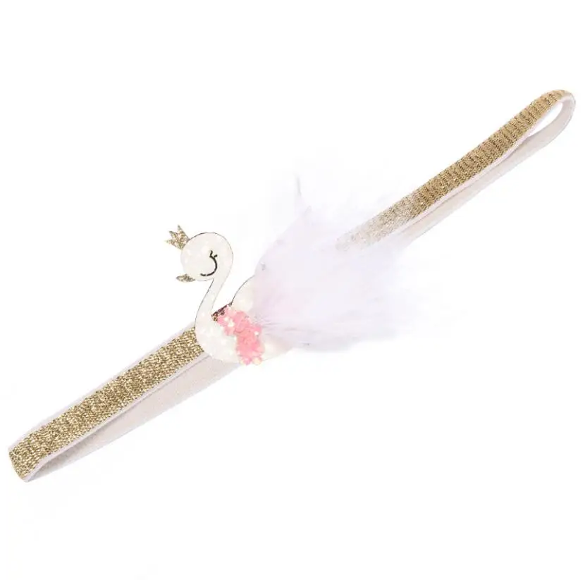 Повязка на голову детская с помпоном FD36 бантом головные повязки для волос |