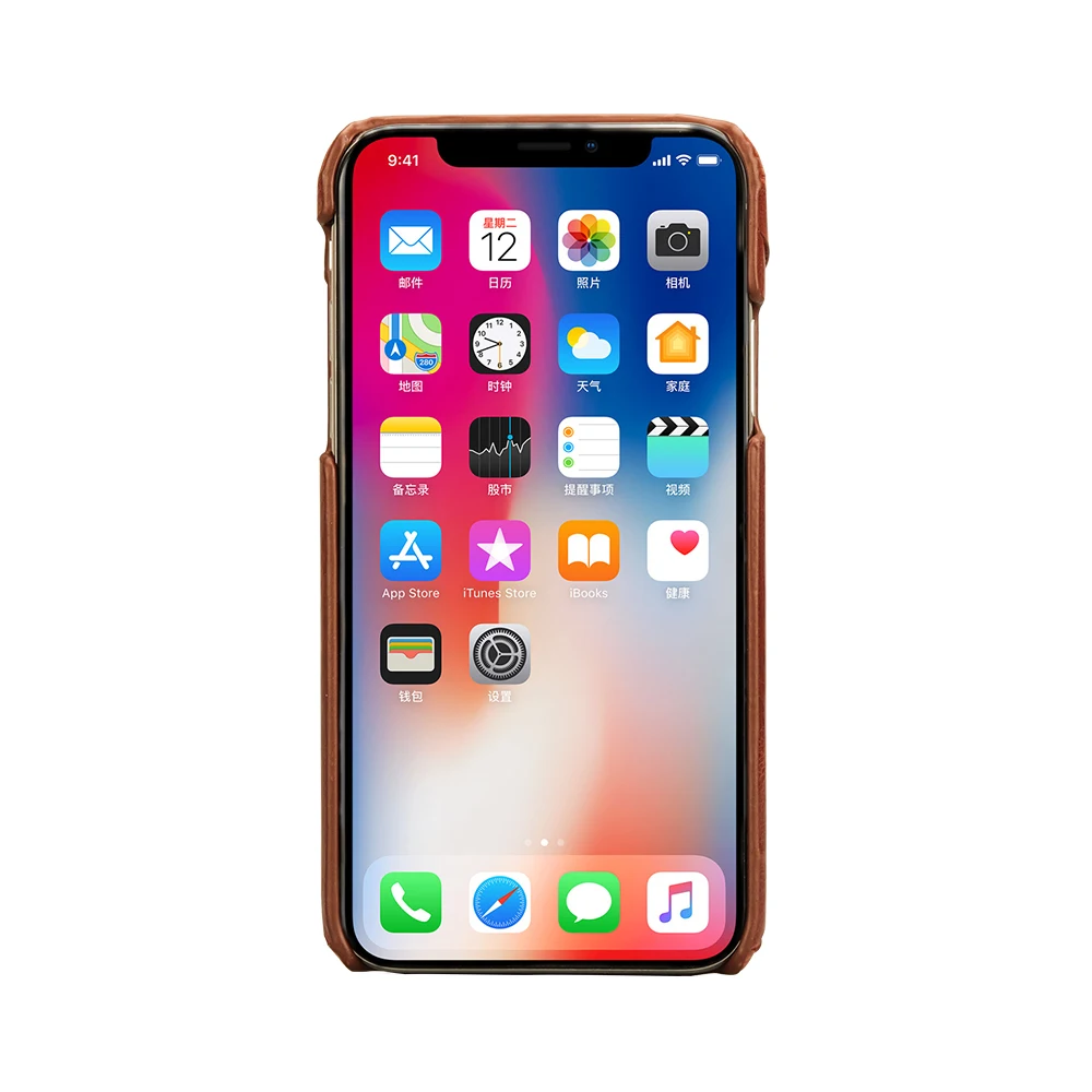 Для iPhone Xs X натуральная кожа масло воск кожа сшивание бизнес чехол на заднюю панель мобильного телефона оболочка для iPhone 8 Plus 7 6 6s Plus чехлы