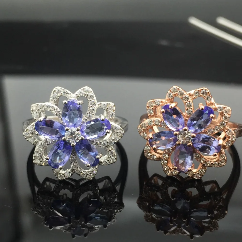 KJJEAXCMY boutique jewels 925 Чистое серебро натуральный танзанийский костюм женщина