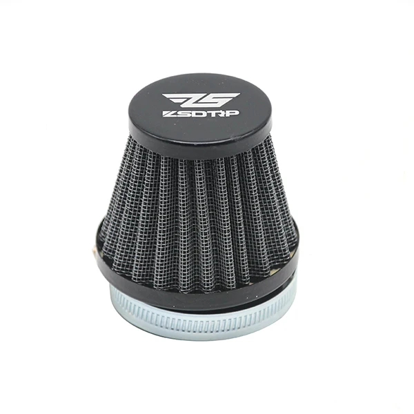 Черный ZS Racing 55 мм МОТОЦИКЛ КАРБЮРАТОР воздушный фильтр для 2 т/4 т 32 мм 34 мм PWK KEIHIN KOSO OKO MIKUNI Карбюратор ATV Quad - Цвет: Черный