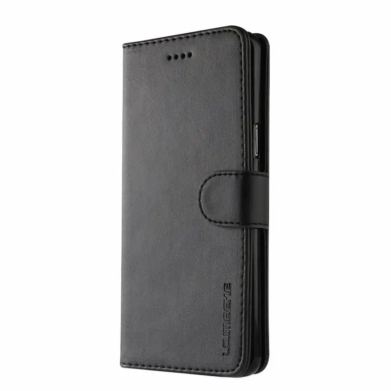Black Чехол s для samsung Galaxy S8 S9 Plus, чехол, роскошный Магнитный Флип-кошелек, кожаный чехол для телефона, чехол для samsung s8plus s9plus - Цвет: Black