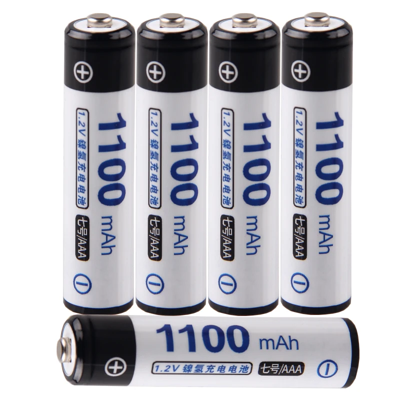 AAA аккумуляторная батарея akkumulator 1 2 V NIMH 1100mah батареи реальной