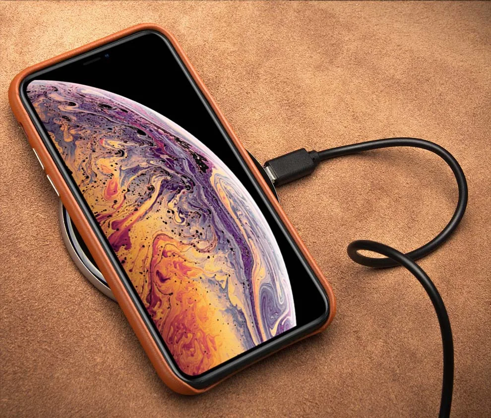 Чехол из натуральной кожи для iPhone XS 6 6S 8 7 Plus XR X Fundas Max Жесткий |