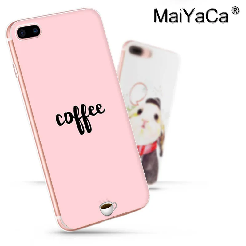 MaiYaCa новый роскошный чехол для телефона iPhone X 6 6S 7 7plus 8 8Plus 5 5S 4 Чехол розовый ок но