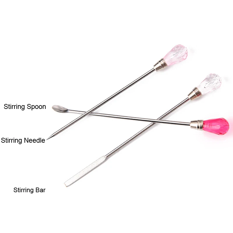 3 шт. стержни для перемешивания гель лака нержавеющая сталь|Кисти ногтей| |