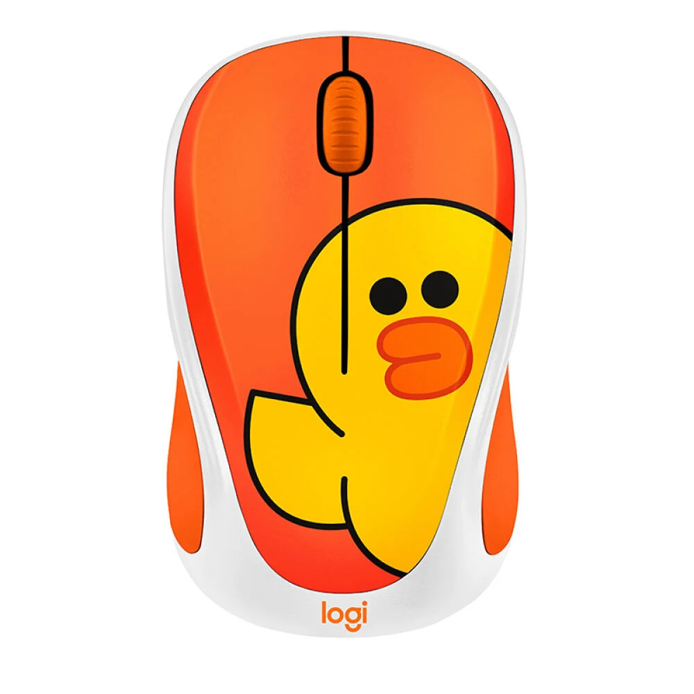 Оригинальная беспроводная мышка оптическая мышка lotech LINE FRIENDS, очень милая оптическая сенсорная мини-мышь для офиса и дома