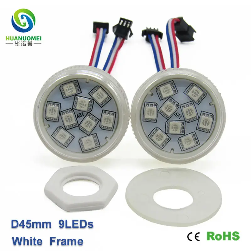 Rgb UCS1903 9 светодиодный s 45 мм pixel smd 5050 модуль дисплея полноцветная цифровая лампа