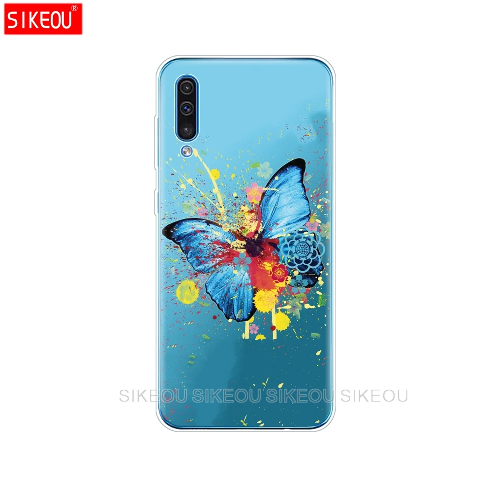 Для samsung Galaxy A50 силиконовый прозрачный Футляр задняя крышка чехол для телефона для samsung A50 A505 A505F SM-A505F мягкий чехол 6,4" - Цвет: 33792