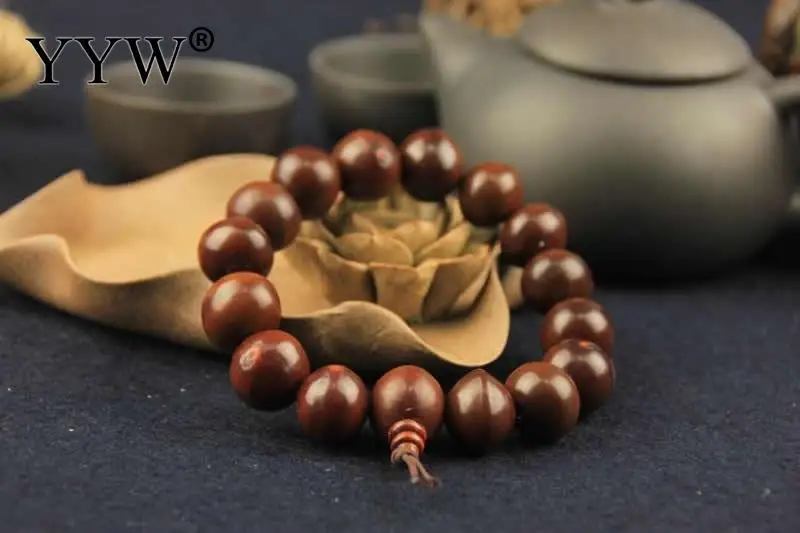 Натуральное солнце искусственные бусины Будда браслет четки деревянные