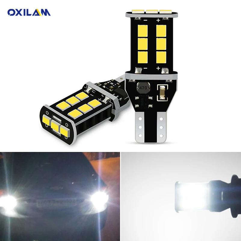 2 шт. T15 W16W светодиодный лампы 2835SMD 921 912 резервные фары заднего хода автомобиля для