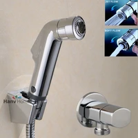 toilet bathroom hand held bidet spray diaper shower sprayer set portable shattaf jet douche kit angle valve hose holder