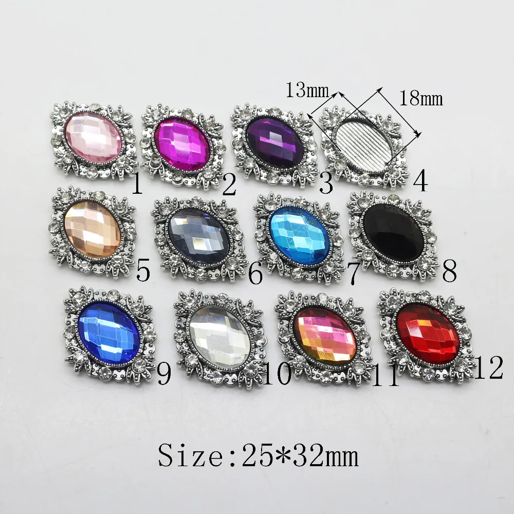 Новинка 10 шт. декоративные металлические пуговицы в стиле ретро|rhinestone buttons|metall