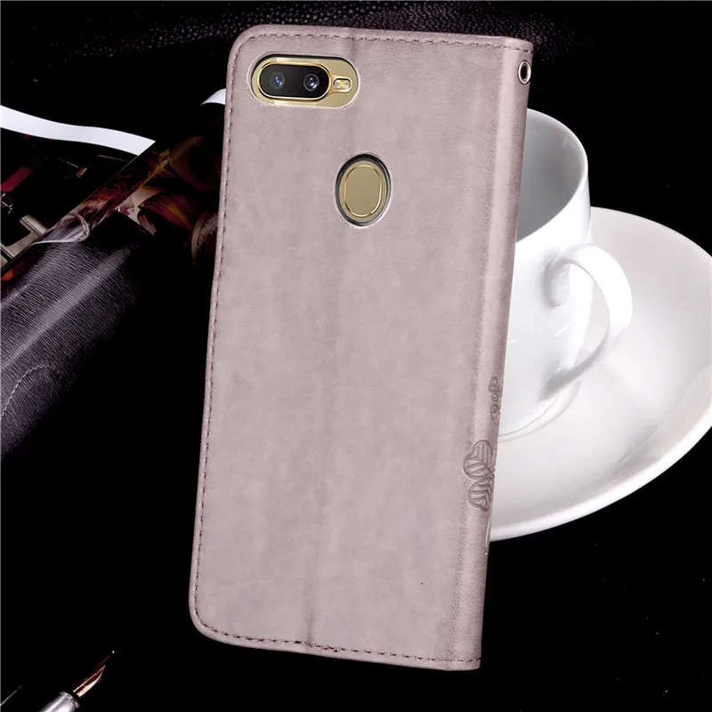 Чехол из искусственной кожи с защелкой для OPPO AX7, чехол для книги, кошелек, подставка для карт, чехол для телефона OPPO A3S A5S, AX5S, A5, A7, K1, чехол