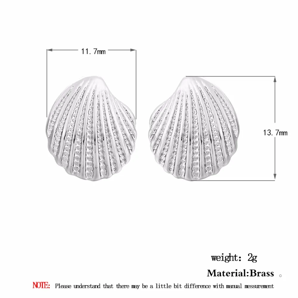 Kinitial 1 пара Мода Морские Раковины Серьги Seashell Пляж Морских Ариэль Русалочка
