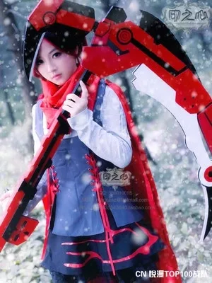 Бесплатная доставка RWBY Красный Рубиновый розовый костюм для костюмированной