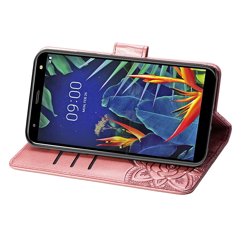 Кожаный чехол-книжка для мобильного телефона LG K40, роскошный чехол-кошелек для LG K40 K 40 X420EM LM-X420EM, чехол для телефона LG K12 Plus
