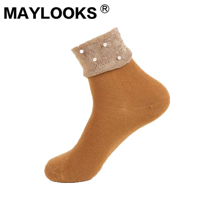 Maylooks/Новинка японские носки сезон осень-зима свободные хлопковые с закрытым