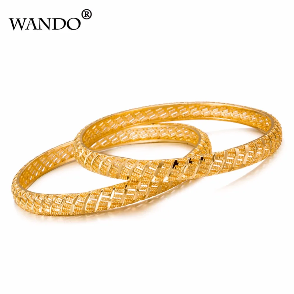 Браслеты WANDO18K для женщин 1 шт. Новое поступление золотого цвета браслеты