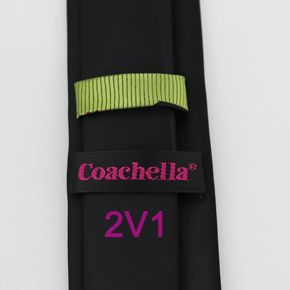 Галстуки YIBEI Coachella Новое поступление 2015 галстук с черной каймой и красными
