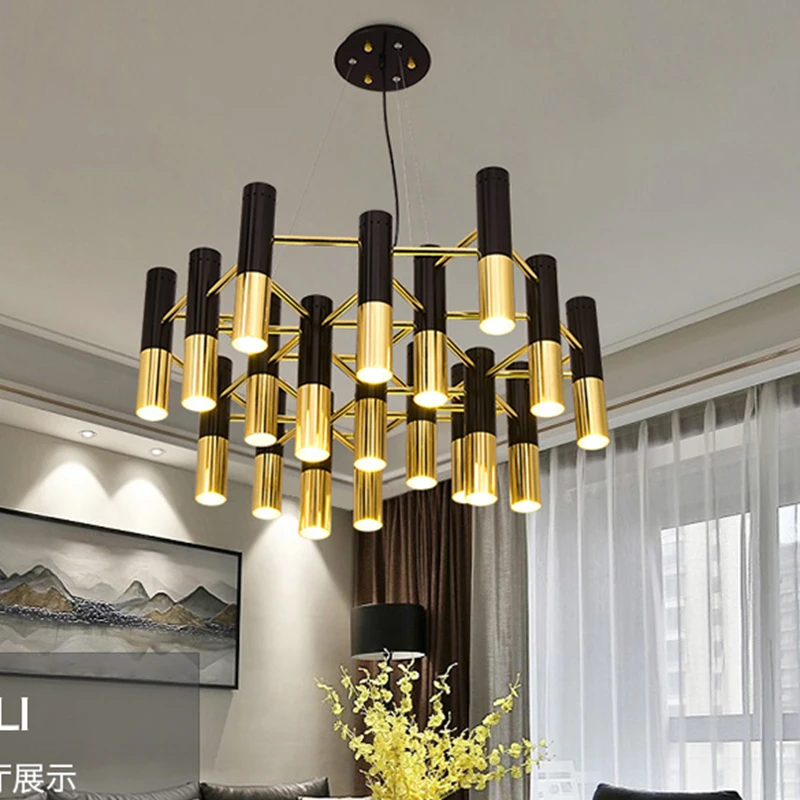 Скандинавские Ретро промышленные железные люстры художественные освещение для