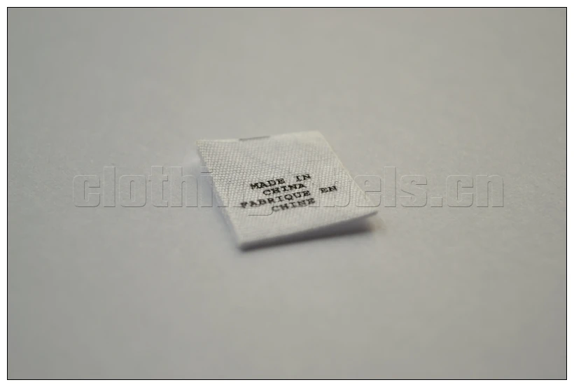 

Custom sew in fabric labels, cotton printed labels for clothing, high quality, no MOQ. Contact me for the cheapest shipping cost