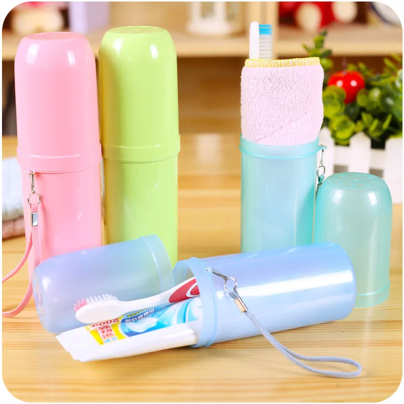5PCS Portable Toothbrush Holder Storage Box Toothpaste Container Organizer Case Travel Set Bathroom Accessories Brush | Дом и сад
