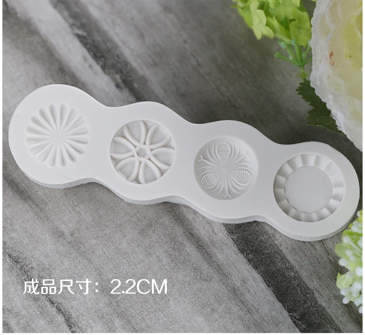 Luyou DIY Красивая Кнопка Форма 3D помадка торт кружева плесень инструменты для приготовления пищи, выпечки инструменты для тортов FM1235