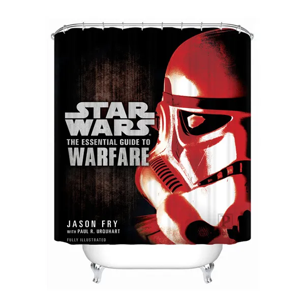 Shower Curtain Пользовательские Звездные войны Ванная комната приемлемым душ Шторы полиэфирной ткани Ванная комната Шторы#180320-01-122 - Цвет: Shower Curtain