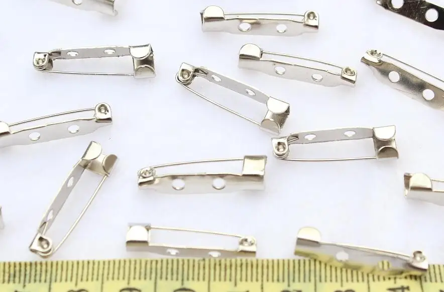 125 шт. металлические булавки для брошей в серебряном тоне 25 мм diy accessories safety pinspin | Отзывы и видеообзор