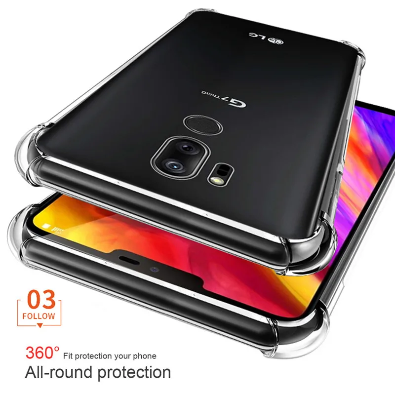 G710EM противоударный Прозрачный чехол для телефона LG G7 ThinQ мягкий прозрачный