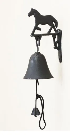 Ретро Железный Декор &quotлошадь&quot литой металл ручной работы колокольчик телефон