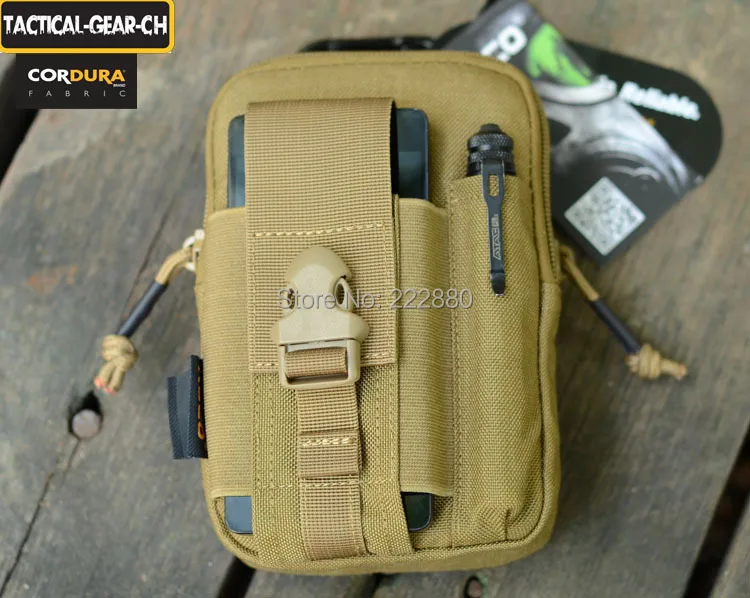 Тактическая Сумка Molle EDC с ремешком для гаджета, Спортивная поясная сумка с держателем для мобильного телефона для iPhone 6 Plus, samsung Note