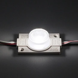 Cool White 20 шт. светодиодный модуль 3030 SMD светодиодный холодный белый 6500K 2W Светодиодный модуль с объективом для светильник DC12V водонепроницаемый IP65 клейкая лента - Цвет: Cool White