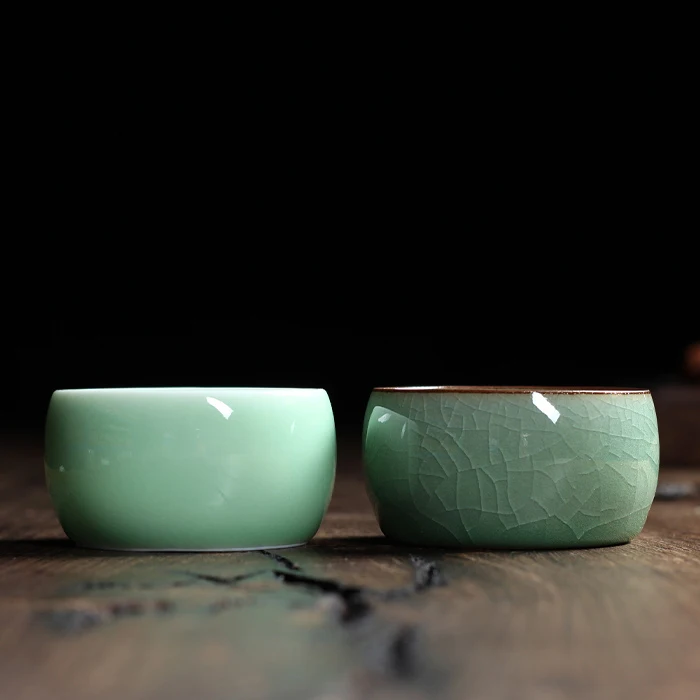 Китайские чаши для чая Longquan Celadon китайская гайвань с чашками и блюдцем 55 мл чайная
