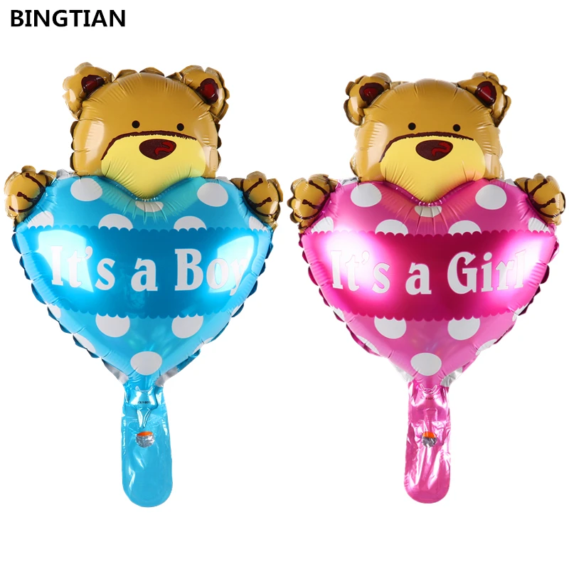 BINGTIAN шарики с медведем из мультфильма украшение на день рождения Классические