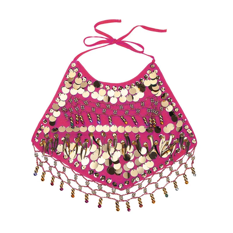 Детский костюм bellydance для девочек индийские костюмы танца живота топ с лямкой на
